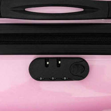 Laden Sie das Bild in den Galerie-Viewer, Pink Luggage Case Kids Ride-On Roll Suitcase Luggage Bags Wheeled Trolley Lugg