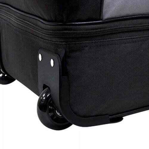 Jumbo 36in Rolling Duffel Bag Telescopic Handle Blade Wheels Extra Storage New