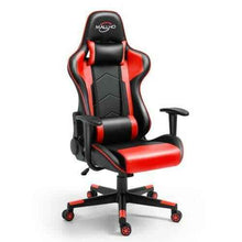 画像をギャラリービューアに読み込む, Gaming Chair Racing Style High-Back PU Leather Swivel Chair W/Headrest Lumbar