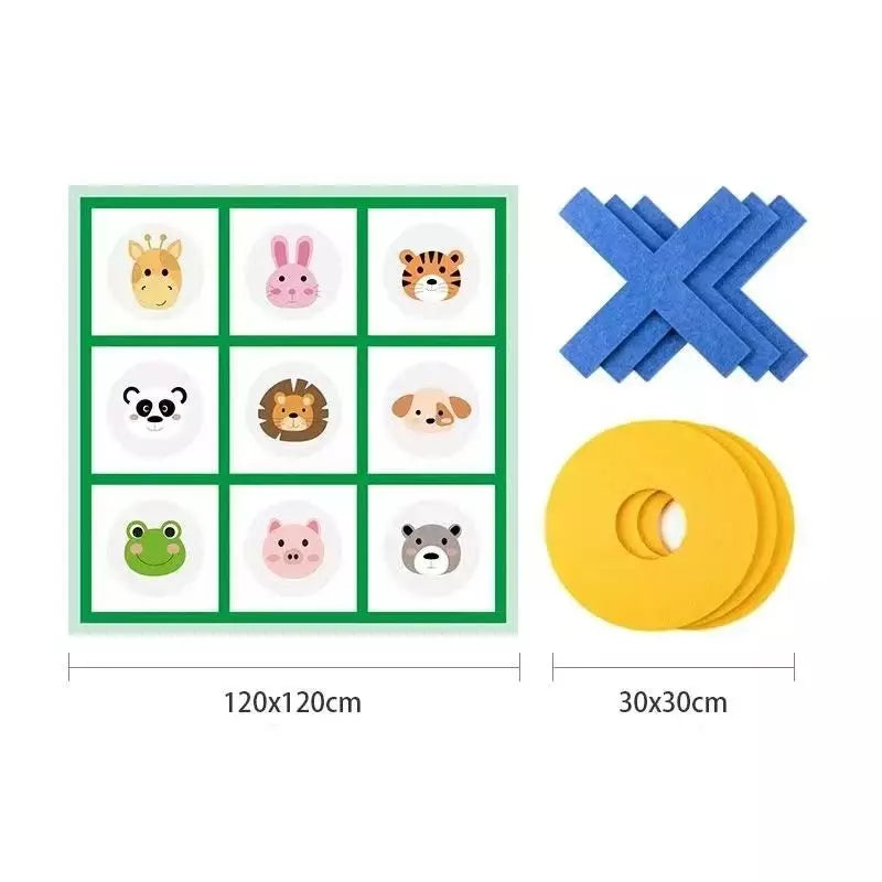 Gobang Outdoor Games Sport Toys Tic Tac Toe Relay Race Backgammon Team Building Teamwork Speed Intellectual Kids Family.