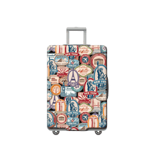 โหลดรูปภาพลงในเครื่องมือใช้ดูของ Gallery Personalized Luggage Case Suitcase Cover Thick Elastic Travel Luggage Protective Cover for 18 - 30 Baggage Detachable Dust Bags
