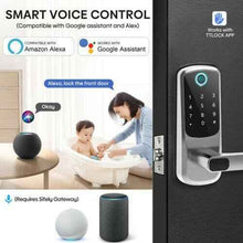 Laden Sie das Bild in den Galerie-Viewer, 5in1 Video Smart Lock Fingerprint Keyless Digital Keypad Code APP Entry Lock
