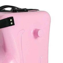 画像をギャラリービューアに読み込む, Pink Luggage Case Kids Ride-On Roll Suitcase Luggage Bags Wheeled Trolley Lugg
