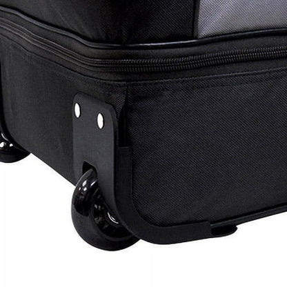 Jumbo 36in Rolling Duffel Bag Telescopic Handle Blade Wheels Extra Storage New - dev3 aff 