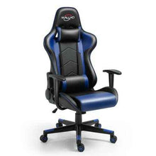 画像をギャラリービューアに読み込む, Gaming Chair Racing Style High-Back PU Leather Swivel Chair W/Headrest Lumbar
