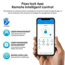 Laden Sie das Bild in den Galerie-Viewer, 5in1 Video Smart Lock Fingerprint Keyless Digital Keypad Code APP Entry Lock
