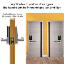 Laden Sie das Bild in den Galerie-Viewer, 5in1 Video Smart Lock Fingerprint Keyless Digital Keypad Code APP Entry Lock
